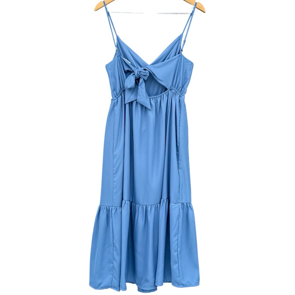 NEW Jessica Simpson | Tiered Cotton/Linen Dress | Small - Picture 2 of 9